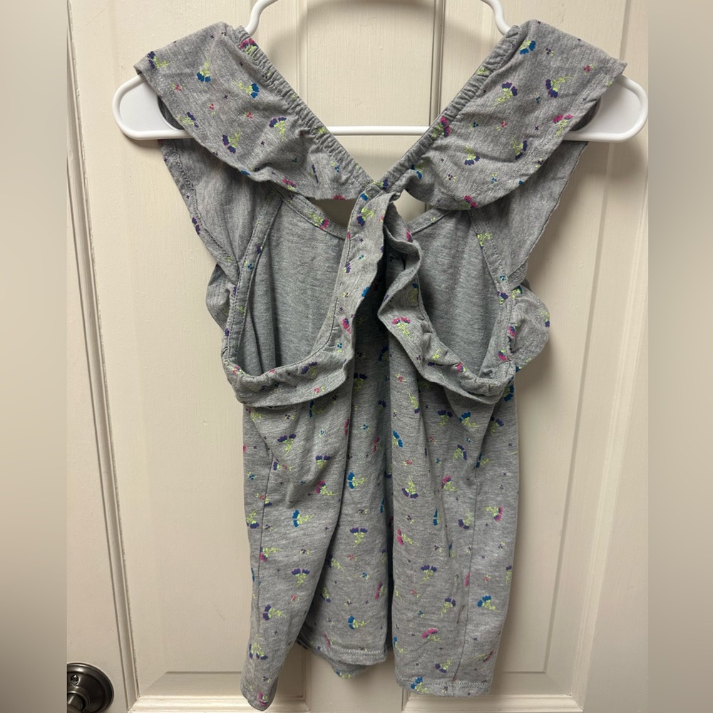 🌸 $3 if bundled - Girl’s XL (14 - 16) Tank with flutter straps and cute back - Picture 2 of 7